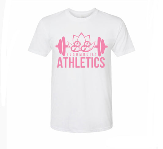 Signature White/Pink Tee